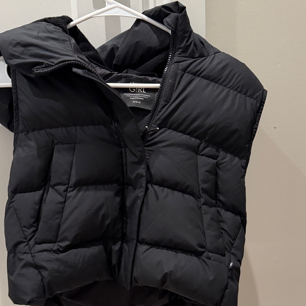 Athleta Quilted Black Vest